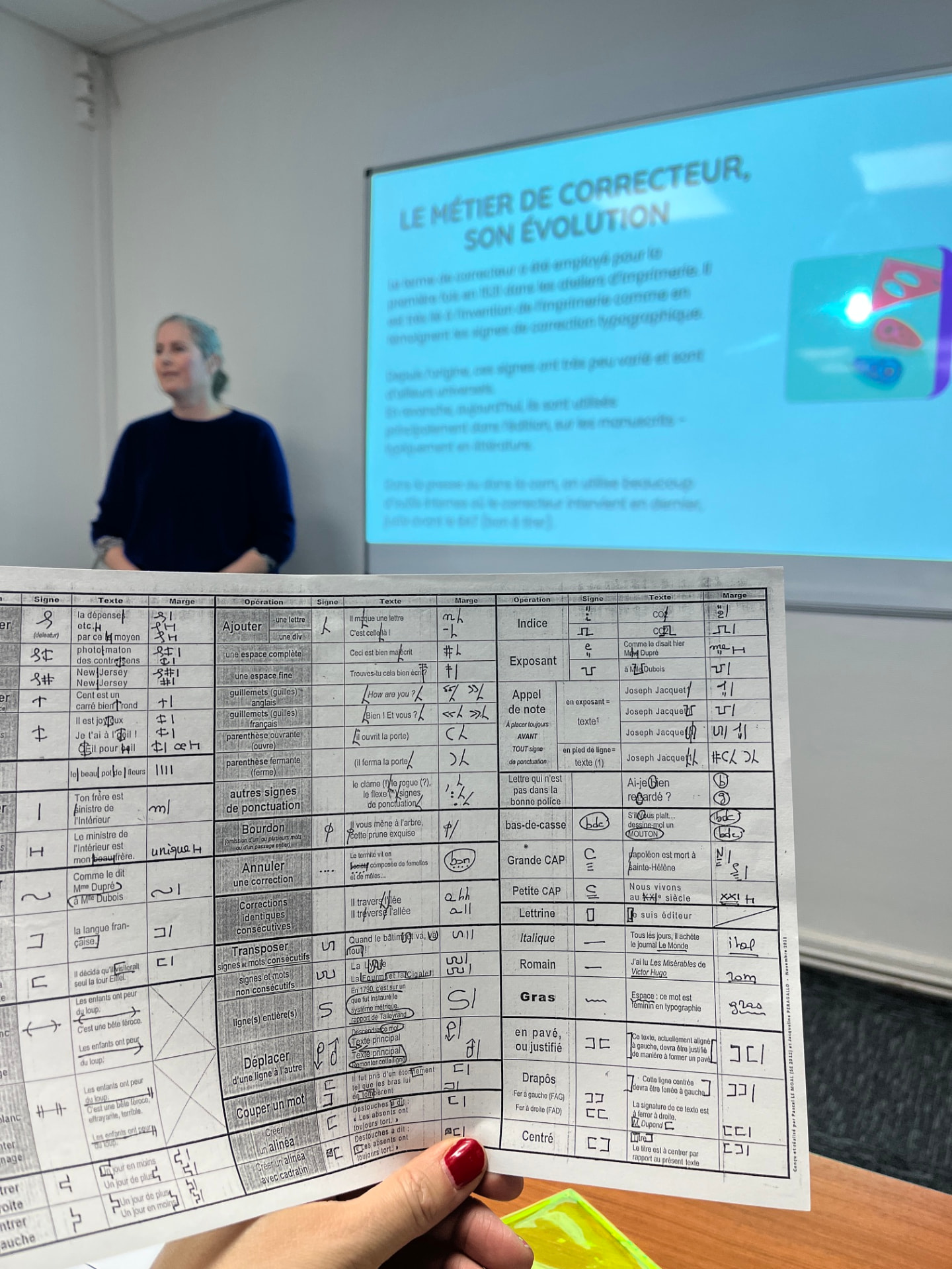 Atelier de correction avec Tiphaine Cariou